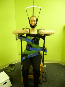 scoliosis vibration traction