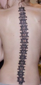 tattoo of scoliosis