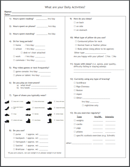 HVS ADL form