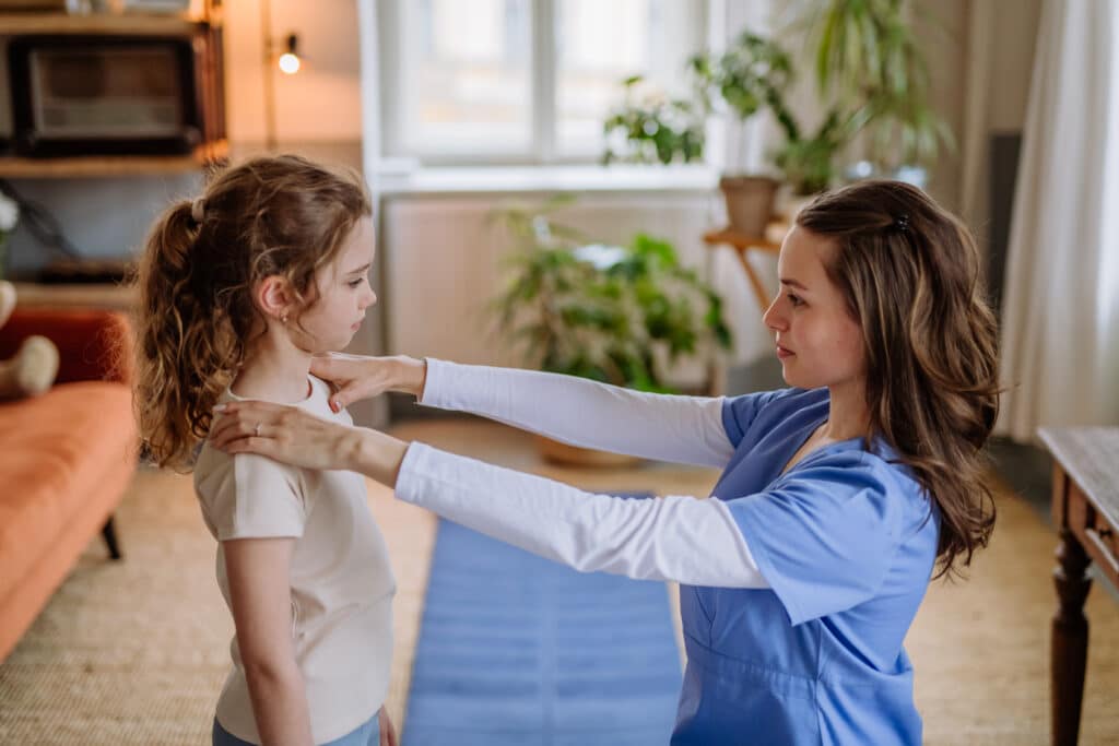 Scoliosis X-ray in 6 Year Old